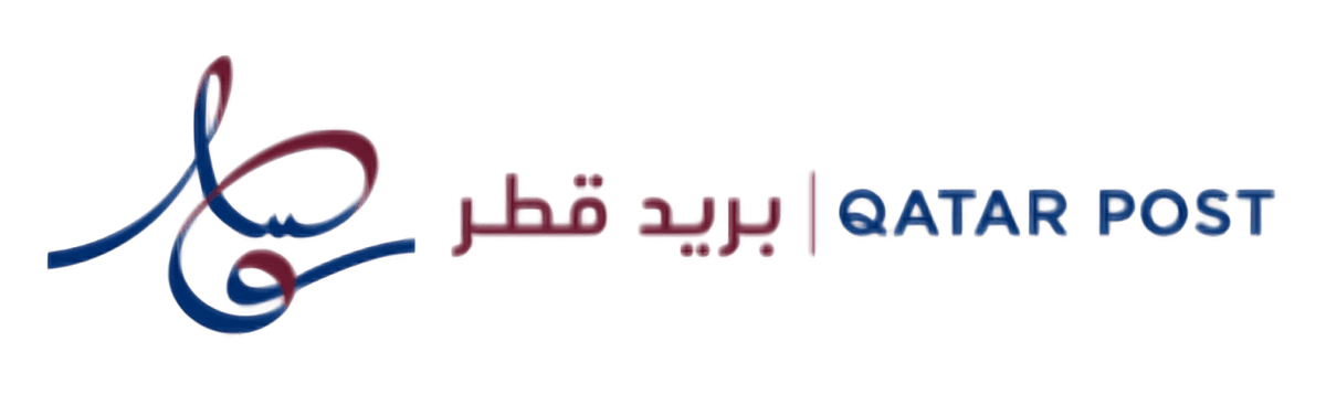 Postal partner logo: Qatar Post