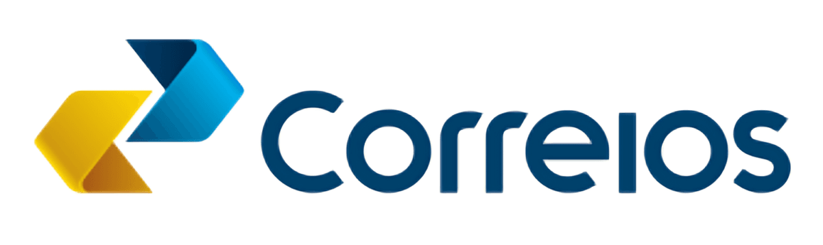 Postal partner logo: Correios (Brazil)
